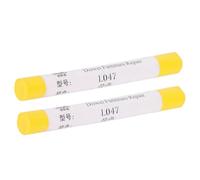 Keenso Set di Penne per Riparazione di Mobili in Legno, Set di 2 Pennarelli per Vernice con Toppe Antigraffio in Materiale Cerato Non Tossico per il Restauro di Mobili per Ufficio Domestico (YELLOW)