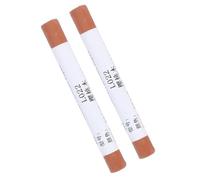 Keenso Set di Penne per Riparazione di Mobili in Legno, Set di 2 Pennarelli per Vernice con Toppe Antigraffio in Materiale Cerato Non Tossico per il Restauro di Mobili per Ufficio Domestico (Ciliegia)