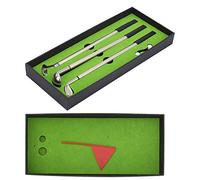 Keenso Set di Penne per Sacca da, Mini Scatola da Gioco da Tavolo Campo Pratica Verde con Penne per Mazze da Palline Bandiera Decorazione da Tavolo