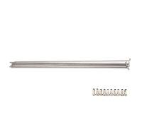 Keenso Set di Raggi per Bici, Raggi per Bici da 220 Mm / 245 Mm / 270 Mm 14G J Bend Raggi per Bicicletta con Capezzoli per Bici da Strada Mountain Downhill Bike Repair Parts(220mm)