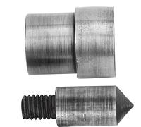 Keenso Set di Strumenti per Punzonare Cintura in Pelle in Acciaio 45#, Stampo per Punzonatura in 2 Pezzi da 1,5-16 Mm, Cavo per Artigianato in Pelle, Cavo (3,0 mm)