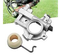 Keenso Set Pompa Olio con Molla Dentata Resistente all'Usura per Motoseghe 066 MS650 MS660 MS650 660, Riutilizzabile e Durevole