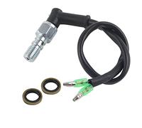 Keenso - Set universale per moto M10, interruttore della luce del freno idraulico con rondelle