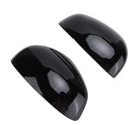 Keenso Shell di Alloggi per Specchio 1 Coppia di Auto, Tappi a Specchio Retrovisore Si Attaccano Alla Sostituzione di Alloggi Protettivi per Smart Fortwo/Forfour 453 2015-2021 (nero lucido)