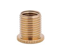 Keenso Shift Knob Bootte Adapter, Universale Gear Stick Pulsante Filo Vite Adattatore Tenuta Lega di Alluminio M10 x 1.25, 1.5, M8 1.25 per Auto (10 1.25)