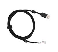 Keenso Sostituzione del cavo del mouse USB per la precisa compatibilità del filo durevole per i giocatori neri