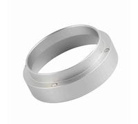 Keenso Sostituzione Portatile Dell'anello di Dosaggio del caffè in Alluminio da 58 Mm, Design Semplice per gli Appassionati di caffè Fatto a Mano, Costruzione Affidabile e Robusta (SILVER)