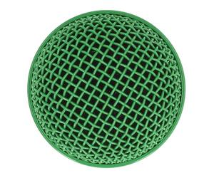 Keenso Sostituzione Testa Griglia Microfono in Rete D'acciaio con Parabrezza per BETA58A PGX24 SLX4, Protezione Microfono da 2,17 Pollici per Musicisti e Cantanti (GREEN)
