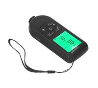 Keenso Spessimetro Vernice 0-2000um, Display Digitale (BLACK) | Materiale ABS, conteggio statistico medio massimo minimo, schermo retroilluminato, test di rivestimento, ispezione della