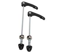 Keenso Spiedini di Rilascio Rapido per Biciclette Durevoli Impostare Facile Installazione per Tutte Le Biciclette da 1 Paio di Leva a Rilascio Rapido per Gli Appassionati di Ciclismo (Black)
