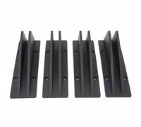 Keenso Spoiler Inferiore Posteriore per Auto, Splitter Diffusore a Labbro in ABS per Flusso D'aria e stabilità Migliorati, con Design Sportivo, Adatto per Sostituzione Serie 1 E90 (BLACK)