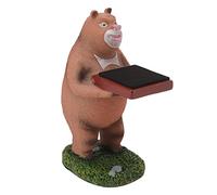 Keenso Squisita in Resina, Modello di Supporto per Orologio, Supporto per Orologi Fatto a Mano per Negozi di Home Office, Design Innovativo, Materiale di Alta qualità (Orso bruno)