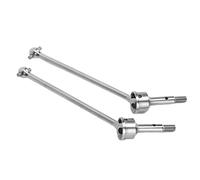 Keenso Stabile Ruota Anteriore CVD Albero Motore Aggiornamento di Lunga Durata per UDR 1/7 RC Auto 2 Alberi di Trasmissione (SILVER)