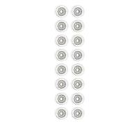 Keenso Stampanti 3D -Rie Set di Ruote a Disco Set Disco di Acciaio Pom per Stampa Kit 48pcs per Stampante 3D (Puleggia trasparente)