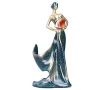 Keenso Statuette per Ragazze Portabottiglie Elegante Portabottiglie Decorativo Supporto per Bancone Bar di Casa Scrivania da Ufficio, Scultura in Resina per Soggiorno Regalo per gli Amanti del Vino