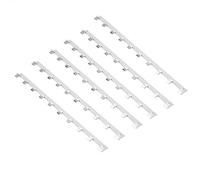 Keenso Strisce per Telaio per Apicoltura in Metallo Resistente, Distanziatori, Strumento per Apicoltore di Fissaggio Facile, 6 Pezzi, per Un Supporto Efficiente Dell'alveare