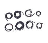 Keenso Striscia di Tenuta in Gomma per Auto Modello 3 Modello Y, Guarnizione Autoadesiva A Doppio Strato per Portiere, Bagagliaio e Montanti A B, con Isolamento Acustico e Design