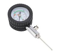 Keenso Strumento di Pressione a Sfera, Pressione Dell'aria in Metallo Pesante con Pulsante di Rilascio Incorporato per Palline Sportive da Pallavolo da (con anello di gomma)