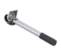 Keenso Strumento per Diserbo Manuale con Design a Doppio Scopo per Diserbo e Sbucciatura della Corteccia in Giardinaggio, Ferro Resistente, Argento +, 1 unità