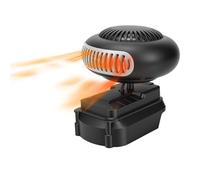 Keenso Stufetta Elettrica, Mini Stufa da Tavolo a Basso Rumore da 170 W con 2 Porte USB per Tenda Domestica