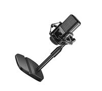 Keenso Supporto a Clamp/Holder per Microfono da Tavolo Professionale Finitura Nera Durevole per Presentazioni, Resistente Ai Graffi, Adatto per Studi di Registrazione a Breve Distanza (#4)