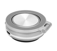 Keenso Supporto Magnetico per Telefono, Base con Ventosa Sottovuoto Ad Alta Resistenza, Rotazione a 360 Gradi per Cruscotto dell'auto e Uso Sulla Scrivania (SILVER)