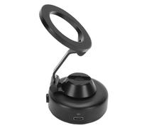 Keenso Supporto Magnetico per Telefono per Auto X98 Supporto a Ventosa Elettrico, Magnetico per Vuoto per Auto, Batteria da 100 MAh, Adatto per Telefoni da 4,7 a 7 Pollici (BLACK)