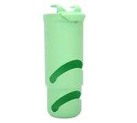 Keenso Supporto per Campo da Tennis, Supporto per Organizer per Recinzione da Tennis in Silicone con capacità di 3 Palline, per Recinzione con Clip per Asciugamano e Attrezzatura per Bottiglia (GREEN)