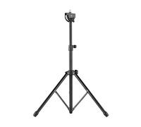 Keenso Supporto per Pad per Batteria Supporto per Pad per Esercitazione Regolabile in Metallo Altezza da 46 Cm a 79 Cm Connettore a Vite da 8 Mm Base a 3 Gambe con Borsa per il Trasporto per