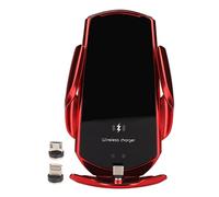 Keenso Supporto per Presa D'aria per Auto con Sensore Intelligente a Ricarica Rapida Wireless per S9+ - Guida a Mani Libere (rosso)