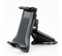 Keenso Supporto per Telefono CD per Auto, Supporto per Auto in Materiale ABS con Colla Morbida con Rotazione di 360 Gradi con Struttura a Fibbia per Telefoni e Tablet IOS