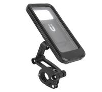 Keenso Supporto per Telefono da Bici Impermeabile, Custodia Trasparente Supporto Universale per Manubrio per Moto per Tutti i Telefoni, con Dispositivo Fisso Fisso e Facile