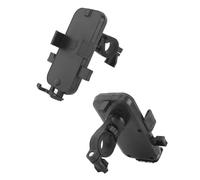 Keenso Supporto per Telefono da Bici Supporto da Manubrio Stabile per Assorbimento degli Urti per Moto, Angolo Regolabile per Appassionati di Ciclismo, Materiale ABS