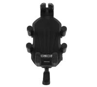 Keenso Supporto per Telefono per Moto, Supporto per Telefono Regolabile a 360 Gradi con Smorzatore di Vibrazioni e Blocco di Sicurezza per Smartphone da 4,9 a 8,1 Pollici, Adatto per
