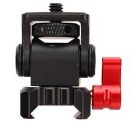 Keenso Supporto Universale Durevole per Monitor da Campo con Connettore Filettato da 1/4" a Sgancio Rapido per Monitor Video Staffa di Montaggio per Telecamera da 1/4" per Morsetto Ferroviario NATO