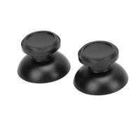Keenso Tappi in Fase di Traino Testurizzati in Lega per il Controller della Console da Gioco, Impugnature Joystick da 2 Pezzi per Un'esperienza di Gioco Confortevole (BLACK)