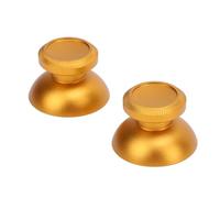 Keenso Tappi in Fase di Traino Testurizzati in Lega per il Controller della Console da Gioco, Impugnature Joystick da 2 Pezzi per Un'esperienza di Gioco Confortevole (YELLOW)