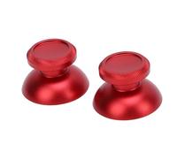 Keenso Tappi in Fase di Traino Testurizzati in Lega per il Controller della Console da Gioco, Impugnature Joystick da 2 Pezzi per Un'esperienza di Gioco Confortevole (rosso)