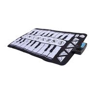 Keenso Tasta Multi-Strumento per Il Mat di Piano Educativo, Tastiera Multi-Strumento ABS con Coperta Strisciante 15x8in per Lo Sviluppo Sensoriale dei Bambini