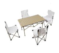 Keenso Tavolo da campeggio, in lega di alluminio, leggero, pieghevole, supporta 150 kg, per picnic all'aperto ed escursionismo