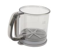 Keenso Tazza di Pellicola di Farina Tipo Handpress Filtro Doppio Strato Farina Netta Durens, Sbucciarsi con Precisione Ideale per Strumenti da Forno, 230 G di Peso
