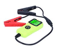 Keenso Tester di batteria digitale, analizzatore di durata della batteria/tensione/CCA, perfetto per il test di batterie auto, materiale ABS (GREEN)