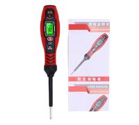 Keenso Tester di Tensione Digitale con Punta per Cacciavite e Retroilluminazione LCD per Elettricisti per Uso Domestico e Industriale 1 unità (Cacciavite Ph Rosso)