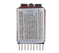 Keenso Tester di Tensione Lipo Controllore di Tensione della Batteria Lipo in Plastica 3 Pezzi da 1S a 8S da 3,7 V a 30 V Display a LED Cicalino a Bassa per Piloti RC Drone Car Boat Monitor Batteria