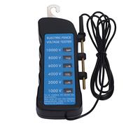Keenso Tester di Tensione per Recinzione Misuratore di Recinzione Elettrica Portatile Impermeabile 1000-10000 V con 6 Spie Luminose per Agricoltori