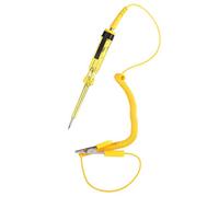 Keenso - Tester per circuiti di tensione, penna di prova elettrica, sensore di controllo 6 V/24 V, per sistemi a bassa tensione, fusibile, interruttore, fili per riparazione di circuiti (Yellow)