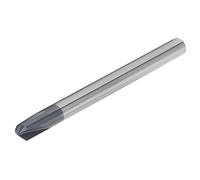 Keenso Trafo a 3 Flutti per Trapano Bit-wolfram in Acciaio 120 ° CNC Strumento Mulino Camera CNC per Strumenti di Fresatura in Alluminio e Rame, Bit di Fresatura Incisi (D4*120°*50L)