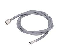 Keenso Tubo Flessibile per Rubinetto in PVC Ad Alta Temperatura per e Bagno, Lunghezza 1,5 M, Grigio