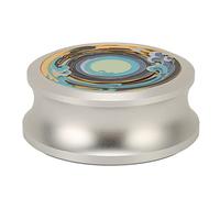 Keenso Turtable Disc Stabilizer Professional Record Merchamp Riduzione delle Vibrazioni Efficace per gli Appassionati di Hi -Fi in Alluminio Ottone/aviazione (SILVER)