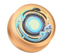 Keenso Turtable Disc Stabilizer Professional Record Merchamp Riduzione delle Vibrazioni Efficace per gli Appassionati di Hi -Fi in Alluminio Ottone/aviazione (GOLD)